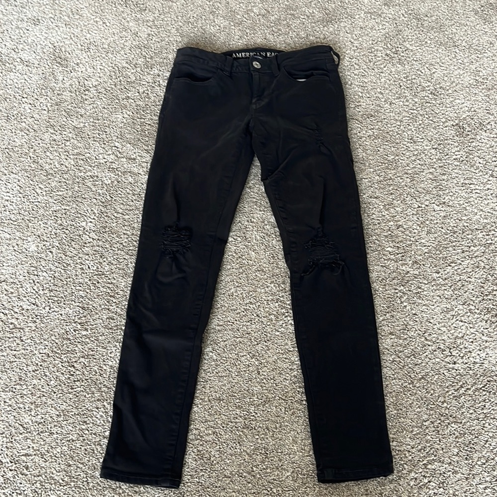 Black skinny jeans